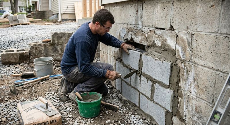 Block Wall Repair in Fallbrook, CA