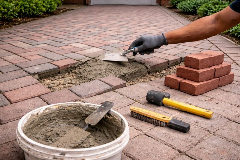 Brick Flatwork Repair in Murrieta, CA