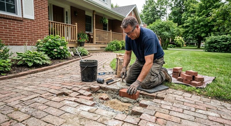Brick Flatwork Repair in Oceanside, CA