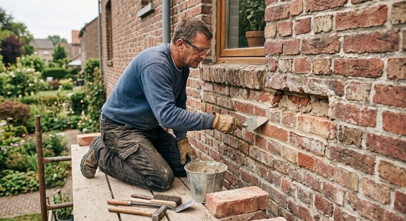 Brick Stairs Repair in Fallbrook, CA