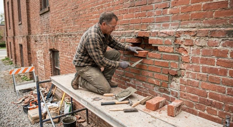 Brick Stairs Repair in San Diego, CA