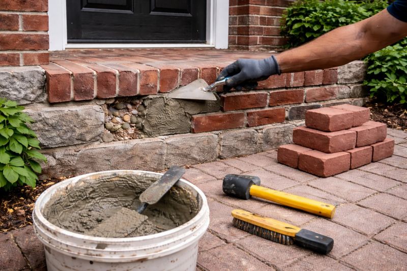 Brick Steps Repair in San Diego County, CA