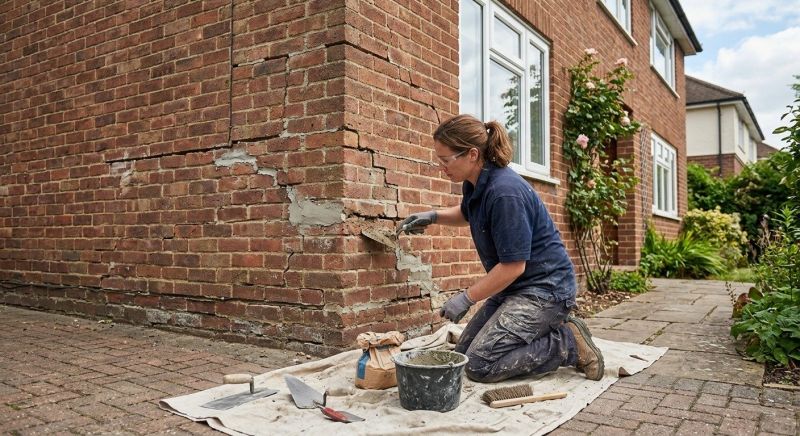 Brick Wall Repair in Oceanside, CA