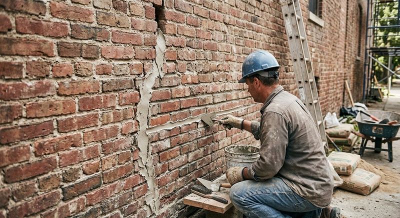 Brick Wall Repair in San Diego, CA