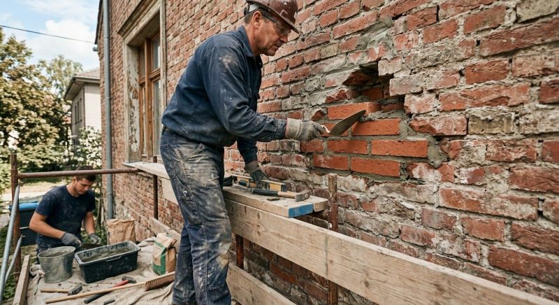 Brick Wall Repair in Valley Center, CA