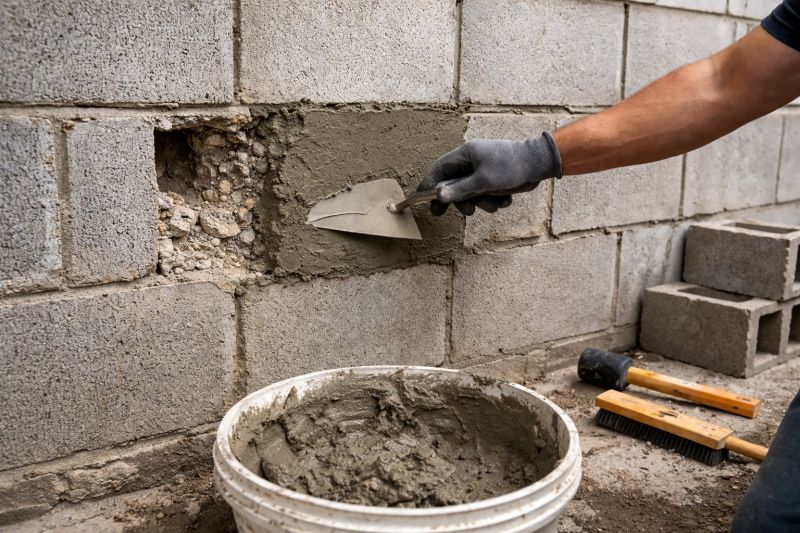 Concrete Block Repair in San Diego County, CA