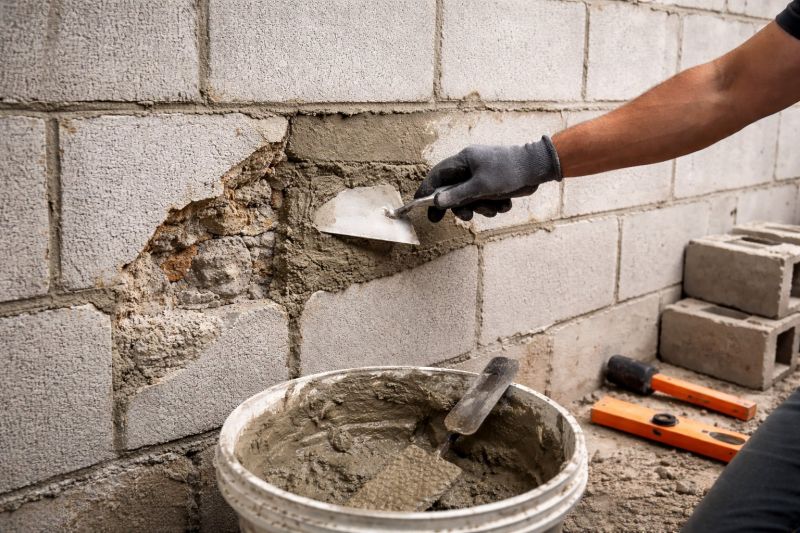 Concrete Block Repair in San Diego County, CA