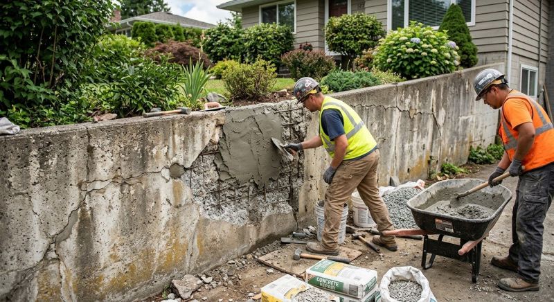 Retaining Wall Repair in Encinitas, CA