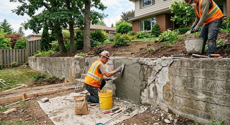 Retaining Wall Repair in Encinitas, CA