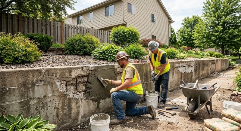 Rock Wall Repair in San Diego County, CA