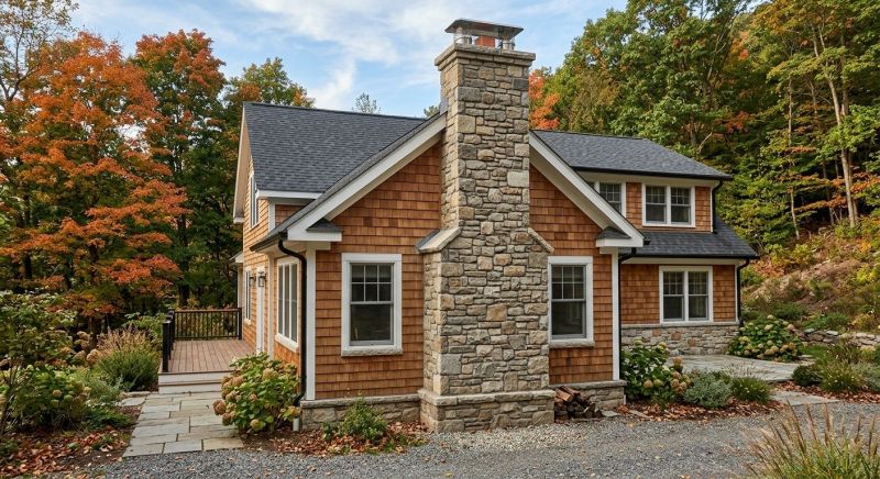 Stone Chimney Installation in Solana Beach, CA