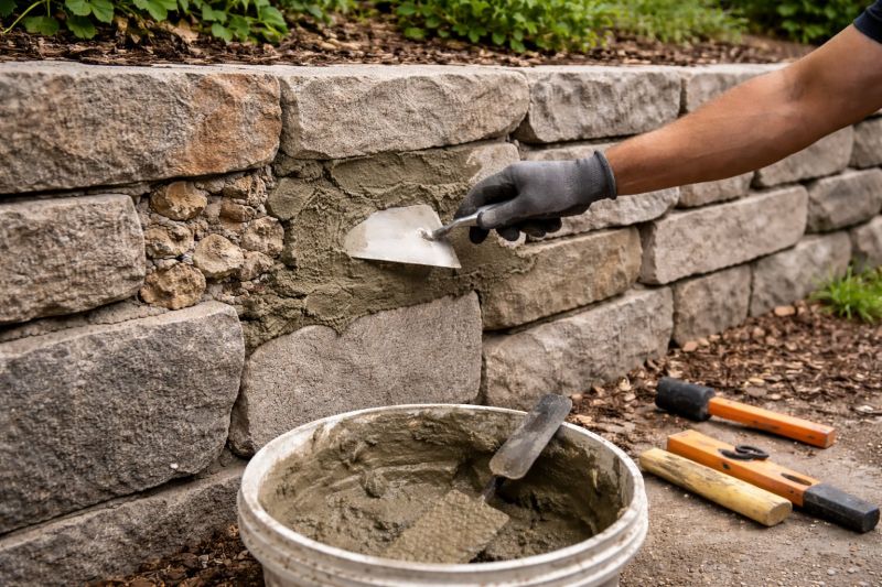 Stone Column Repair in San Diego County, CA