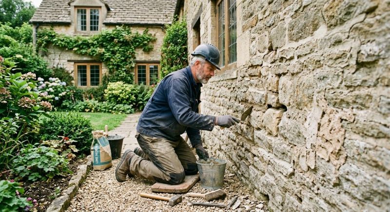 Stone Masonry Repair in Fallbrook, CA