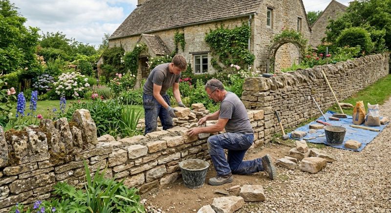 Stone Wall Repair in Encinitas, CA